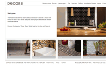 Tablet Screenshot of decor8tiles.com